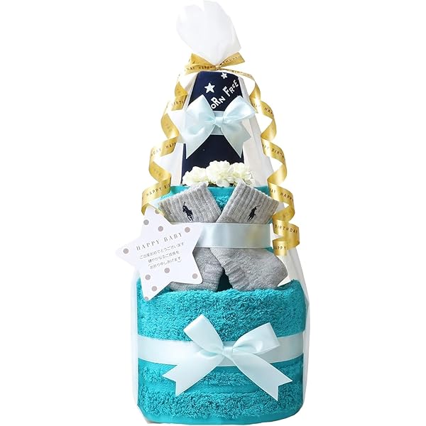 Amazon.co.jp: おむつケーキ研究所 ラルフローレン おむつケーキ 出産